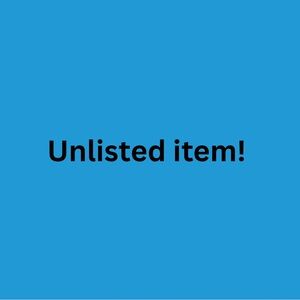 Unlisted Item Text on Blue Background‎
